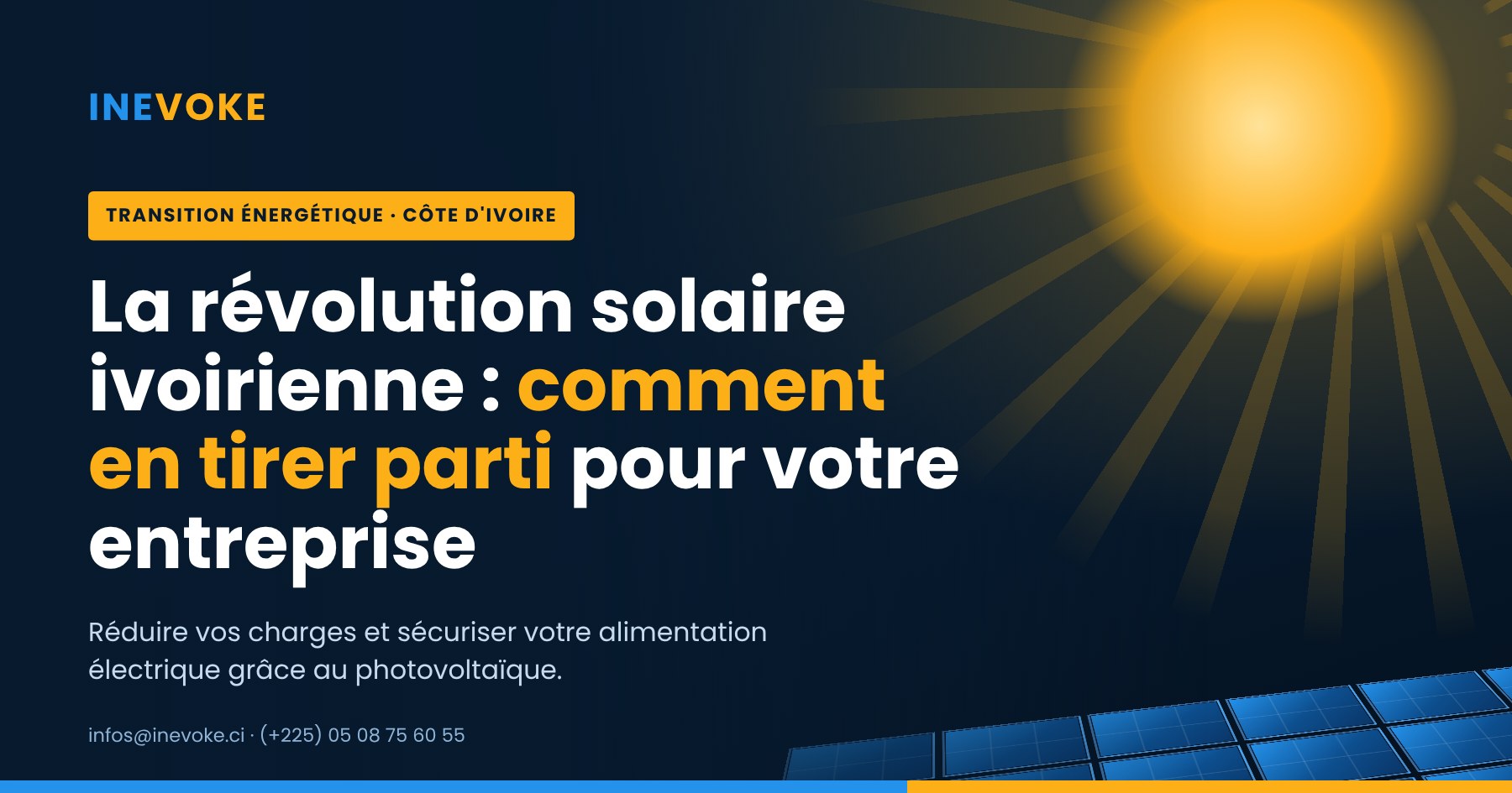 L'énergie solaire en Côte d'Ivoire s'emballe : votre entreprise est-elle prête à en profiter ?